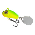 Mini VIB Fishing Lure With Rotating Spinning Metal Blade | SAMAG