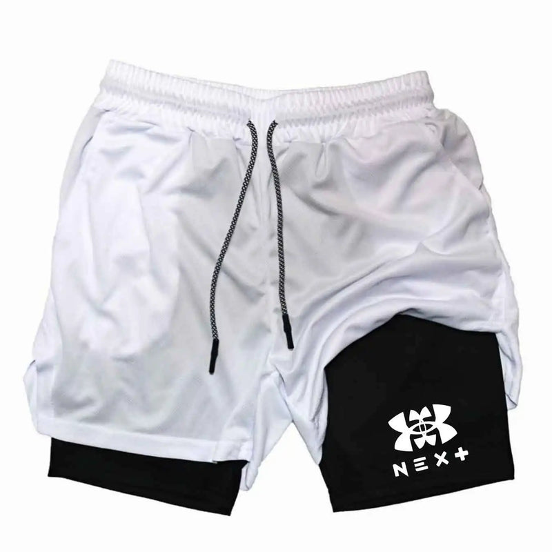 2026 Men's Sports Shorts Printed Sports Shorts, Double Layer, Quick Drying, Basketball, Fitness