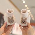 Winter New Cute Cartoon Baby Booties Boy Girl Boots Cotton Soft-Sole Non-Slip Warm Toddler First Walkers Infant Crib Shoes