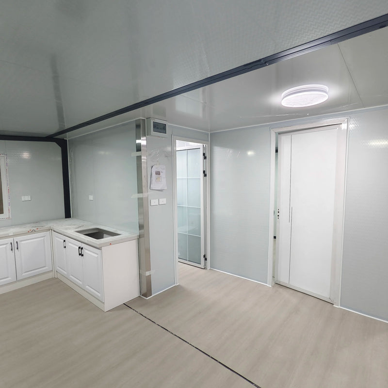 20FT/40 Portable Folding Steel Container House Prefabricated Tiny Home with 2/3 Bedroom Modular Expandable Housing customizable
