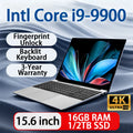 Intel Core I9 9900 Laptop Windows 11 16GB RAM 1TB SSD 4K HD Screen Portable Slim Laptops PC Gamer 15.6 inch Computer Office