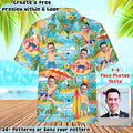 Hot Personalized Photo Hawaiian Cartoon Shirts Custom | SAMAG
