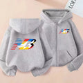 New Children's Sport - style Zipper Hooded Sweatshirt - View 2 | SAMAG