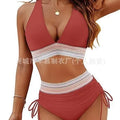 Women's Sleeveless High Waist Halter Neck Bikini | SAMAG