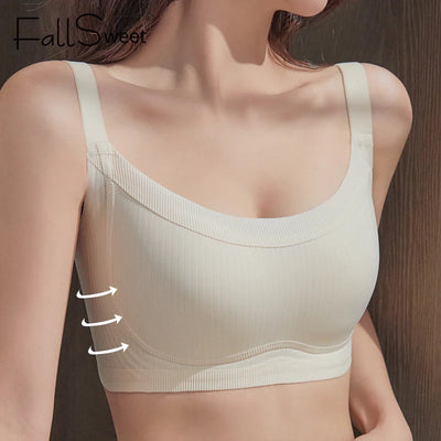 FallSweet Seamless Bra For Women Push Up Wireless Sport | SAMAG