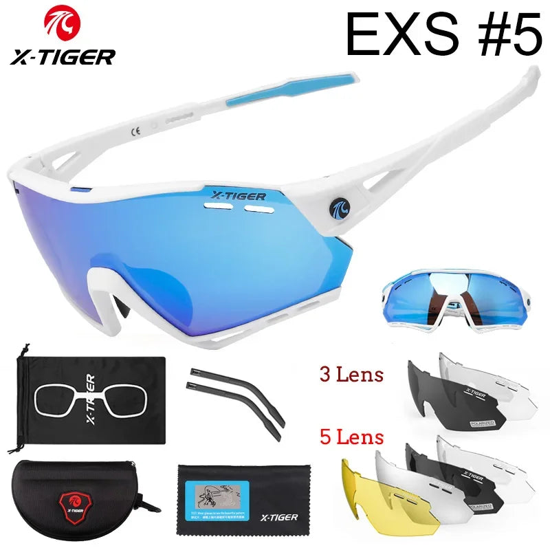 X - TIGER New Cycling Glasses MTB Bike Protection Eyewear - View 10 | SAMAG