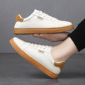Skateboarding Shoes Men Flat Comfortable Leather Casual | SAMAG