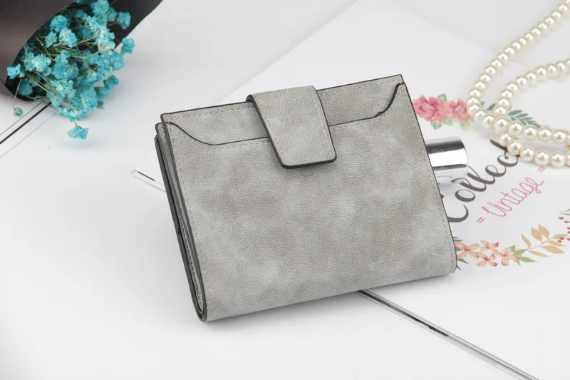 Luxur Leather Women's Wallet Large-capacity Multi-card Slots Slim Coin Pocket Purse Cards Holders Wallet for Woman
