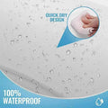 SPA Bath Pillow Non-slip Bathtub Headrest Soft Waterproof Bath Pillows with Suction Cups Easy To Clean Bathroom Accessories