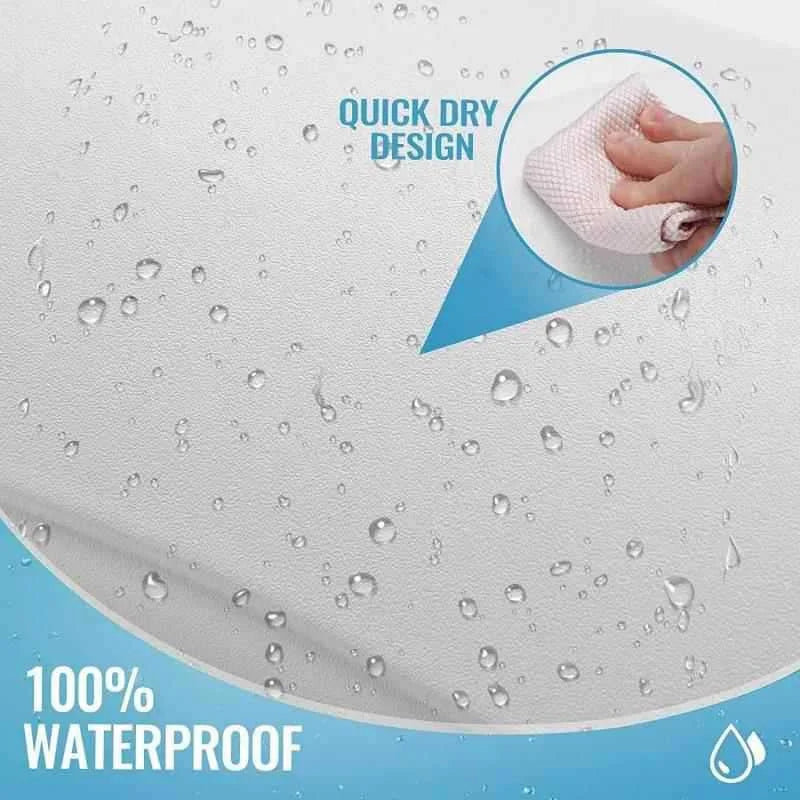 SPA Bath Pillow Non-slip Bathtub Headrest Soft Waterproof Bath Pillows with Suction Cups Easy To Clean Bathroom Accessories