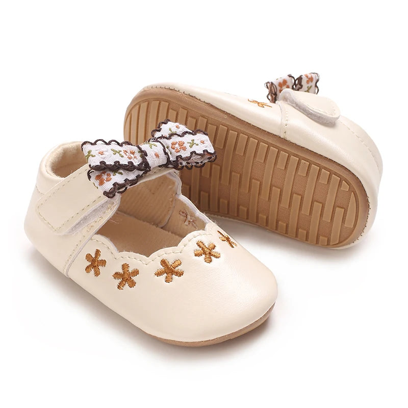 Baby Casual Shoes Infant Toddler Bowknot Non - slip Rubber - View 7 | SAMAG