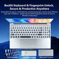 15 inch Windows 11 Pro Laptops Intel Core I9-9900 16GB RAM 1TB SSD Office Gamer Study Notebook Computer PC