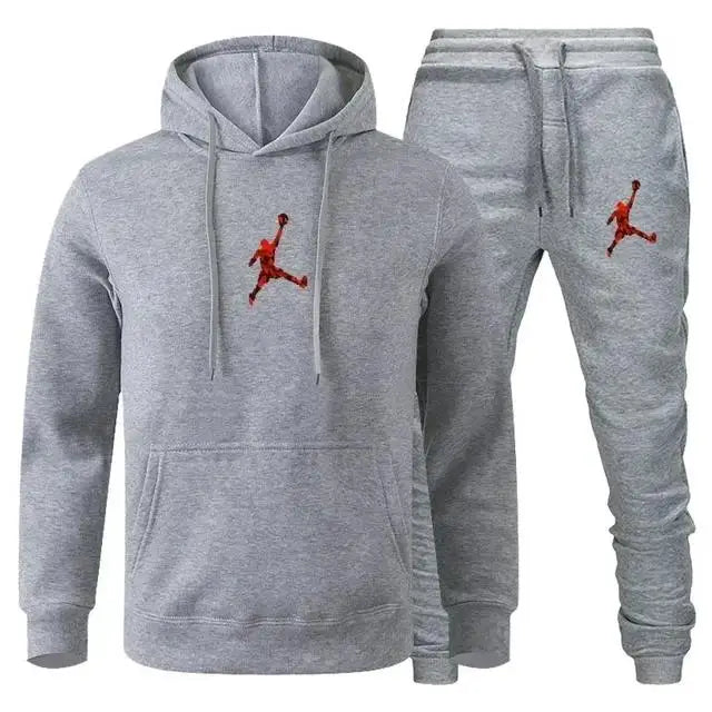 Pull à capuche et pantalon de jogging pour hommes et femmes ensemble deux pièces costume sportif hip hop - View 17 | SAMAG