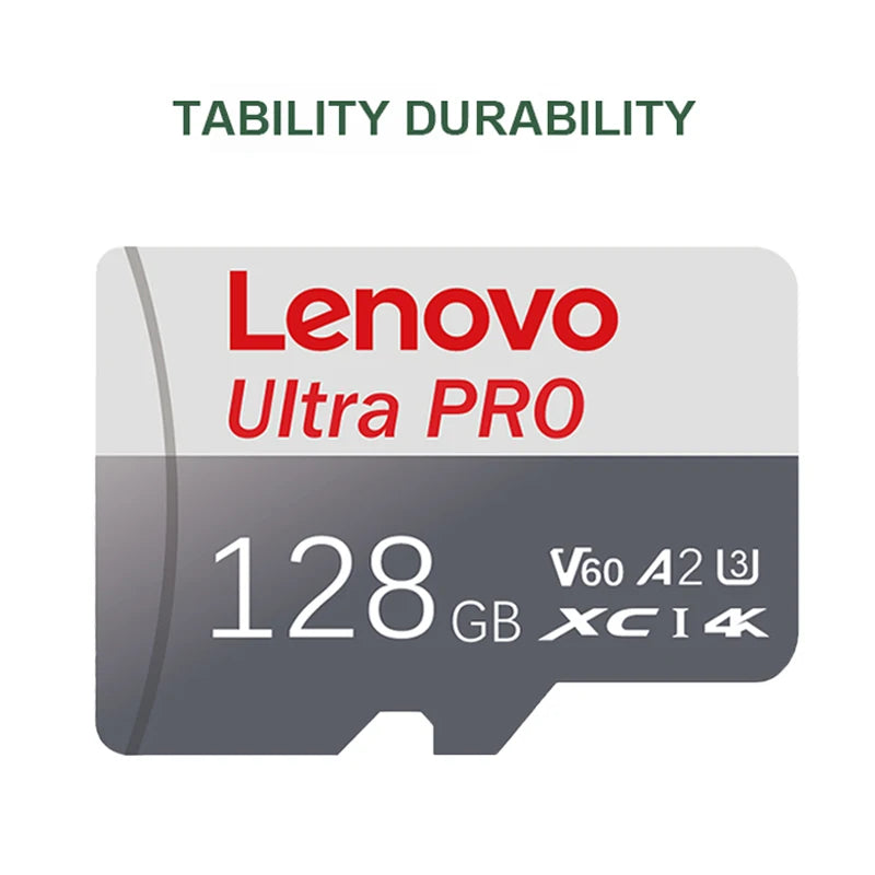 Lenovo Performance SD Card Class 10 Memory Card 128GB U3 V60 High Speed Flash Cards 512GB 256GB For Nintendo Switch
