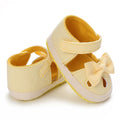 Spring and Autumn Yellow Countryside Style Princess Shoes 0-12 Months Baby Soft soled Anti slip Sneakers