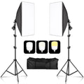 20-135W Softbox Lighting Kit 50x70CM Photography LED Lamp Professional Continuous Light System Equipment For Photo Studio