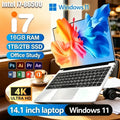 2026 HOT Ultra Slim 14.1" Laptop 32GB 2TB Windows 11 Intel Core i7 8650U Gaming Computer PC Gamer office Notebook 1920*1080 HD