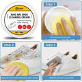 Fasilawei Concentrated Multi-Use Cleaner Gel: Sponge-Included, Jasmine-Scented, Instant Whitening/Stain Removal for Shoes & Car