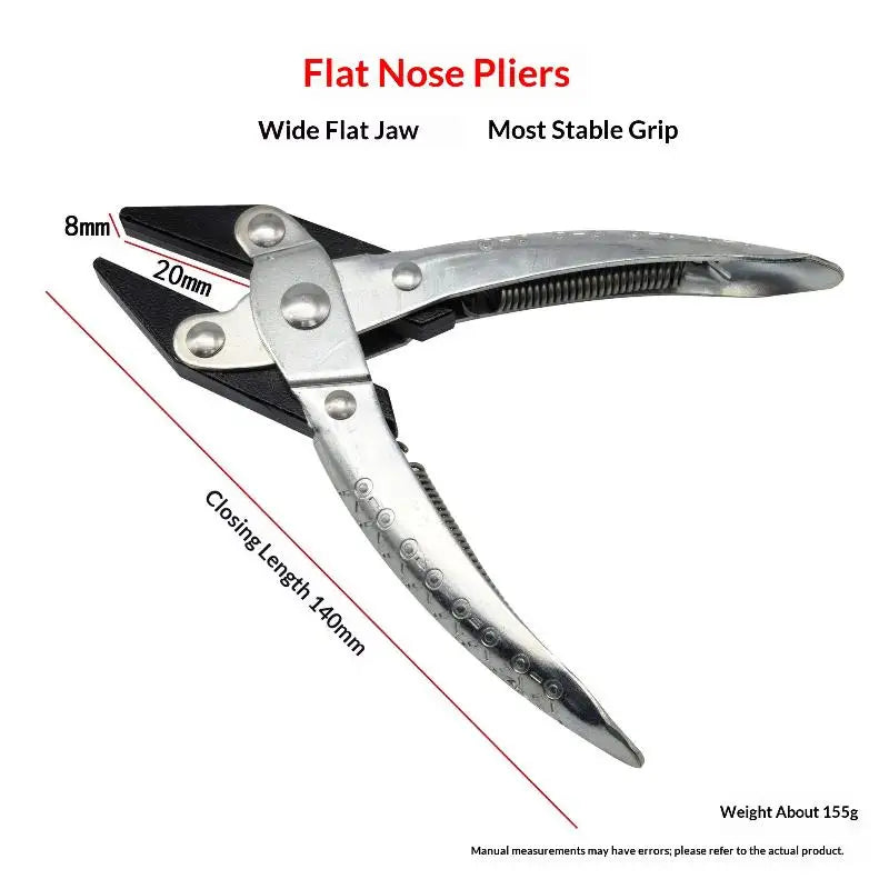 1PCS Silver Precision Pliers with Parallel for Versatile Jewelry Making Suitable for Wire Wrapping and Metalwork