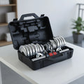Dumbbell Set with Storage Case Chrome-Plated with Weights | SAMAG