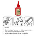100ml Permanent Markers Ink Refill,Quick-Drying Waterproof Black Red Blue Colors Oil-Based Filler Liquid for Pens