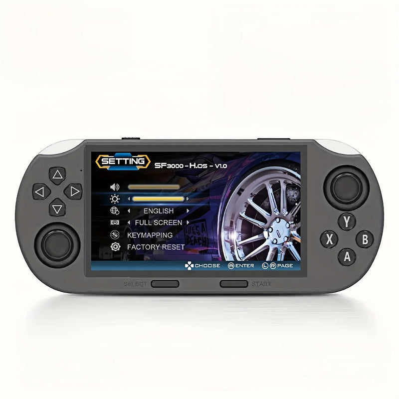 SF3000 Portable Handheld Game Player IPS Screen Retro Video Game Console for Adult Gift Gaming Console Christmas Gift