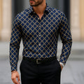 Men's Long Sleeve Shirt Casual Slim Fit Button Down | SAMAG