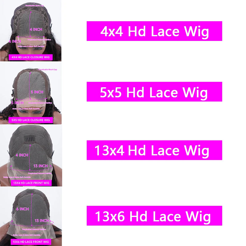 13x4 Chocolate Brown Lace Front Wigs Human Hair For Women 13x6 Hd Straight Lace Frontal Wig 4x4 5x5 Closure Human Hair Wig