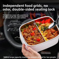 Durable Car Microwave Oven 1.8L 12V24V Water-Free Heating Multifunctional Vehicle Cooking Pot