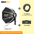 SMDV Flip 32 Quickly Release Parabolic Out Door Softbox for Godox Flash Soft box V1 AD100PRO AD300PRO V860III AD200