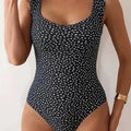 Printed Halter One Piece Swimsuit Women Tummy Control | SAMAG