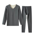 Men Thermal Set Autumn Winter Thermal Outfit Men's Thermal Underwear Set Fleece Lined Long Johns Base Layer Wool Winter Sweater