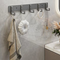 Kitchen Space Aluminum Punch - Free Hooks Are Easy to Install Utensils Storage Bathroom Bathrobe Towel - View 5 | SAMAG