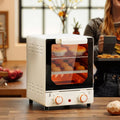 12L Mini Vertical Electric Oven with Three Layers Cutebaking Position Multifunctional Explosion-Proof Safe for Home Use
