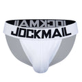 JOCKMAIL brand mens bikini underwear cotton classic basics sexy men briefs U Convex calzoncillos hombre cueca gay men Underpants