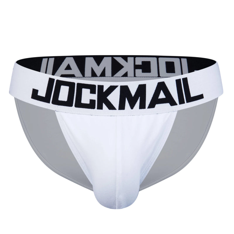 JOCKMAIL brand mens bikini underwear cotton classic basics sexy men briefs U Convex calzoncillos hombre cueca gay men Underpants