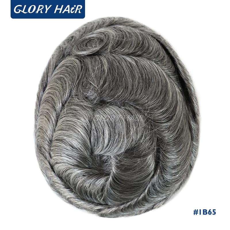 Dura Australia Men Toupee Breathable Lace With PU Male Hair Prosthesis Wig Breathable Men's Capillary Prosthesis System