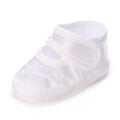 Multiple Styles Newborn Baby First Baptist Shoe: Newborn Boy and Girl White Baptist Shoes Soft Sole Walking Shoes Size-9CM-10CM