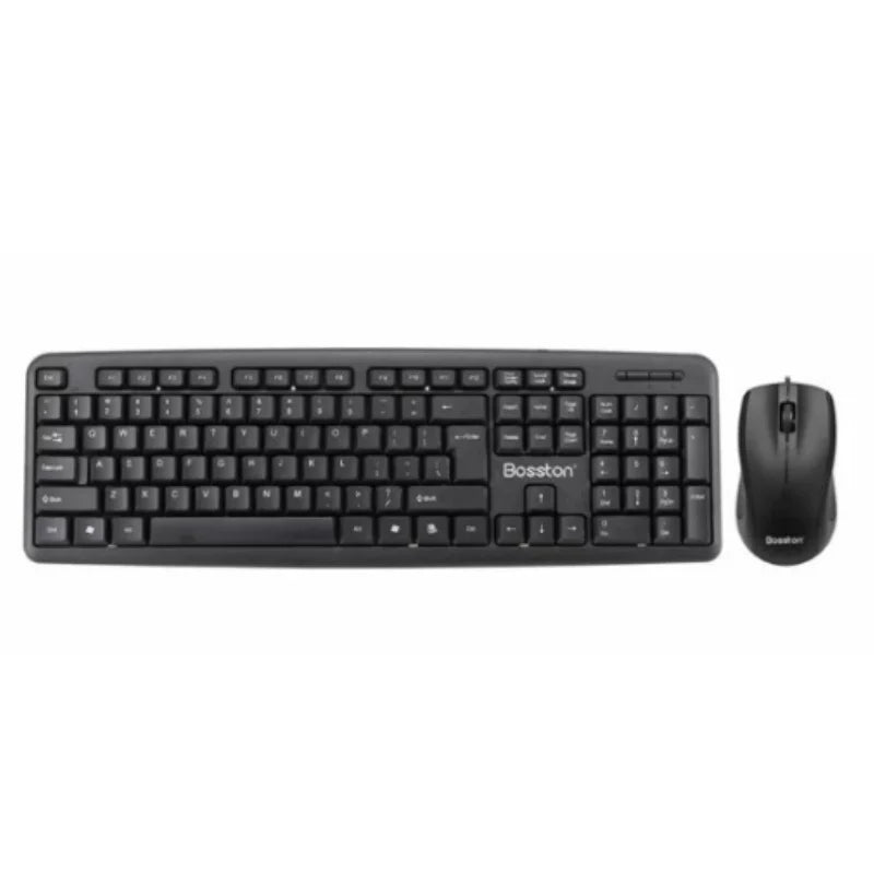 BIOJEE T18 Wired Gaming Office USB Keyboard And Mouse Set Compact Edition for Computer Accessories