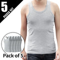 9/5/3 Pack Men's Four Seasons Pure Color Simple Joker Fashion Vest Loose Sports Running Fitness Mountaineering Top Teenager T