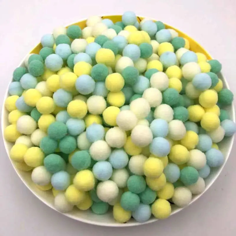 20/100/200/300/500pcs Cat Toys Cute Funny Stretch Plush Ball Cat Toy， Ball Creative Colorful Interactive Cat Puff Balls Chew Toy