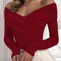 Women's Three Piece Set Bodysuits New Spring Sexy Backless Corset Slim Fashion Crossed Long Sleeves Casual Elegant Lady Clothing