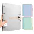 4 Rings Binder 12.59x9.76Inch Hold up 220Sheets Water Resistant for Student Teacher Office Workers Presentation Folder