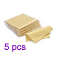 10pcs/50pcs Sterling Silver Polishing Cloth Set Jewelry Cleaning Cloths Soft Wipe Wiping Cloth Keep Jewelry Shining Tools