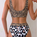 Leopard Print High Waist Bikini Set Women Sexy Two Piece | SAMAG