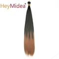 22-28Inch Straight Pony Hair Bundles Crochet Braids Hair Silky Colorful Synthetic Braiding Hair Ombre Synthetic Hair For Women