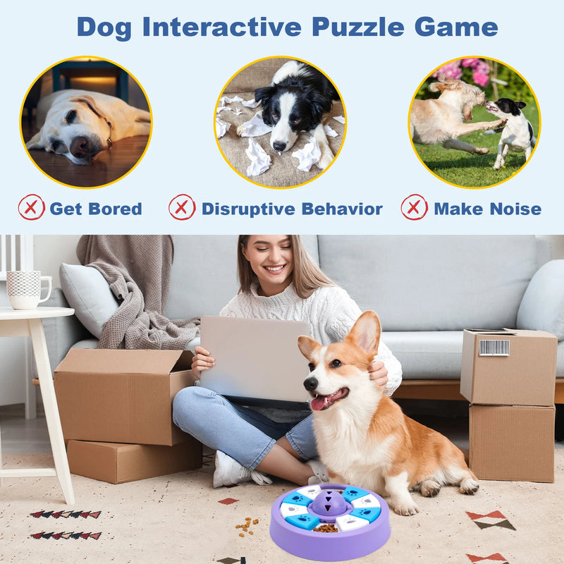 Dogs Toys slow feeder Interactive Increase Puppy IQ Slowly Eating NonSlip Bowl Food Dispenser Pet Puzzle Cat Dogs Training Game