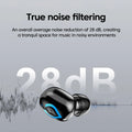 Mini Wireless Bluetooth Headphones With Microphone In-ear Single Earphones Handsfree Noise Canceling Headset For Game Driving