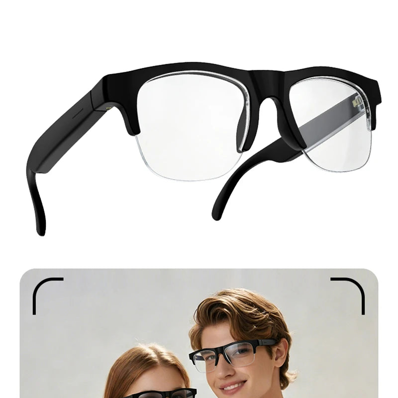 Lenovo AI Smart Glasses 8K Remote Control Touch Photo Camera Recording Translator Voice Assistant Wireless Bluetooth Eyewear