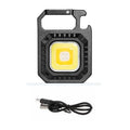 1-5PCS Mini 1500LM LED Flashlight Work Light Portable Pocket Flashlight Keychains Torch USB Rechargeable For Outdoor Camping